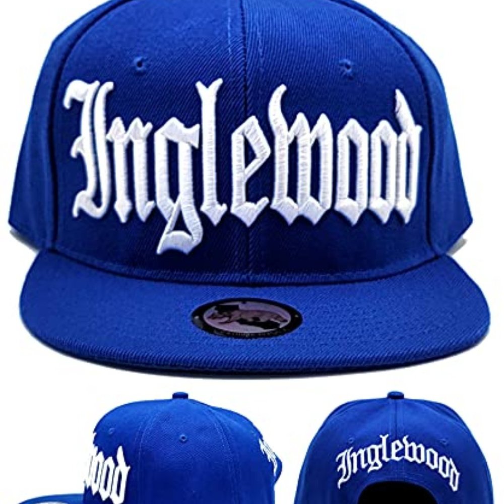 Inglewood Headlines Old English Banner Snapback Hat